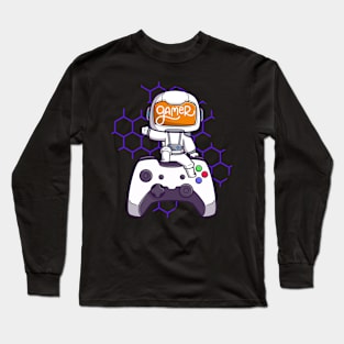 Gamer Astronaut Long Sleeve T-Shirt